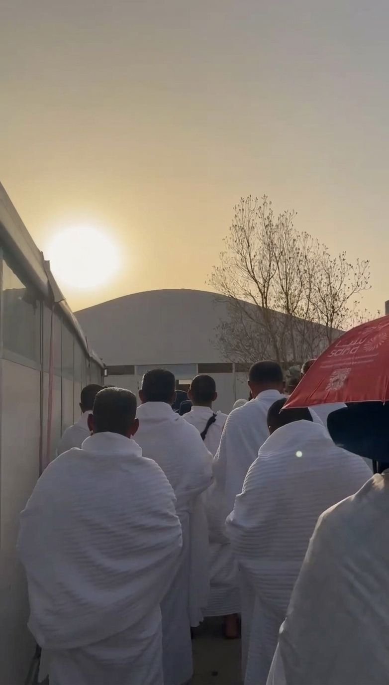 Menuju Arafah pada pagi hari